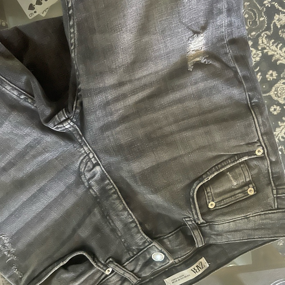 Men’s air flex American eagle jeans slim fit  black/grey